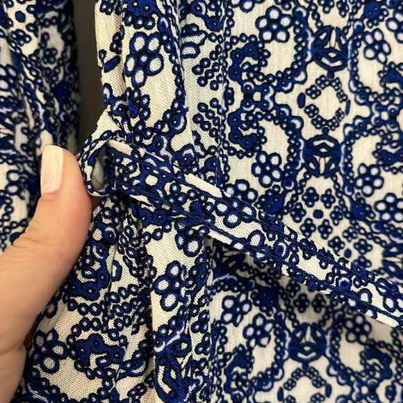 NWT Lulu’s Mandala Daydream Blue Print Maxi Dress - Picture 7 of 11